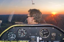 sunset - time to land