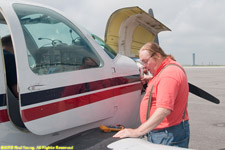 Jerry with voltmeter