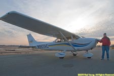 Charlotte and her plane