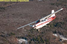 banking right oiver the woods