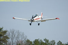 Devan landing the Pawnee tow plane