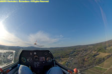 Charlotte and Ira under tow