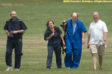 walking back after jumping